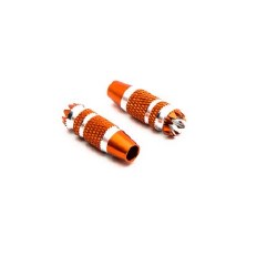 Stick End 24mm Orange w/ Silver