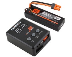 Smart Powerstage Surface Bundle: 5000mAh 2S 50C LiPo Battery (IC5) / 100W S100 Charger