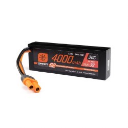 11.1V 4000mAh 3S 30C Smart LiPo G2 Hard Case: IC5