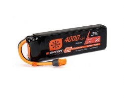 4000mAh 3S 11.1V Smart G2 LiPo Battery 30C; IC3