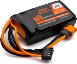600mAh 3S 11.1V 50C LiPo Battery; IC2