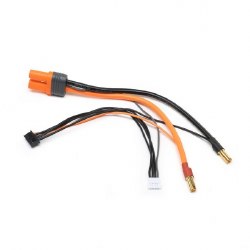Adapter: IC5 Battery / 5mm Male Bullets with 6" wire: 2S/4S Smart Pro Race Batteries