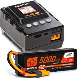 Smart Powerstage: 5000mAh 2S LiPo & S155 Charger