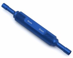 Mini Crawler Aluminum Thin-Walled Wheel Nut Wrench (Blue) (4mm/5mm)