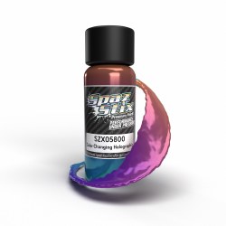 Spaz Stix Color Changing Airbrush Ready Paint, Holographic, 2oz Bottle