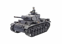 Taigen Panzer III (Metal) Infrared 2.4GHz RTR RC Tank 1/16th Scale w/ V2 Electronics!