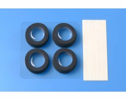 Tamiya JR Narrow Reston Sponge Tires (Black)