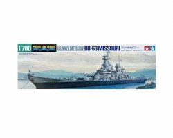 Tamiya 1/700 US Navy Battleship Model Kit (BB-63 Missouri)