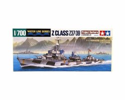 Tamiya 1/700 German Destroyer Z Class (Z37-39) "Project Barbara" Model Kit