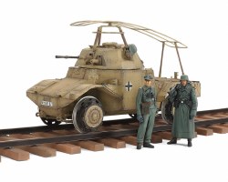 P204(f) German Armored Railway Vehicle 1/35 Model Kit