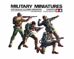 Tamiya 1/35 US Army Infantry Figure Set (4)