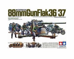 Tamiya 1/35 German Gun Flak,88mm