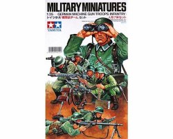 Tamiya German Machine Gun Troops Figure Set (7)