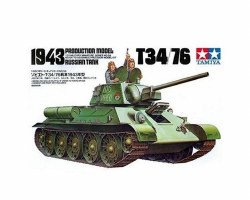 Tamiya 1/35 Russian 734/76 '43 Tank Model Kit