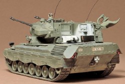 Tamiya 1/35 West German Flakpanzer Gepard Plastic Model Kit