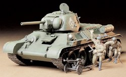 Tamiya 1/35 Russian T34/76 ChTZ Tank Plastic Model Kit