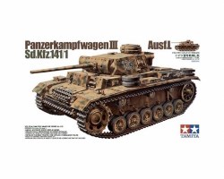 Tamiya 1/35 German Pz. Kpfw III Ausf. Tank Model Kit