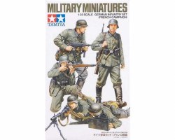 Tamiya 1/35 German Infantry Figure Set (5) (French Campaign)