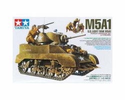 Tamiya 1/35 US Light Tank M5A1 "Pursuit Operation"  Model Kit