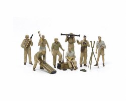 Tamiya 35343,1/35 German Artillery Crew Afr Cor Luftwaffe