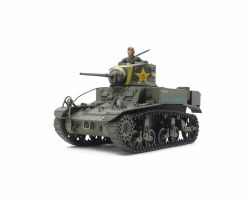 1/35 U.S. M3 Stuart Light Tank Model Kit (Late Production)