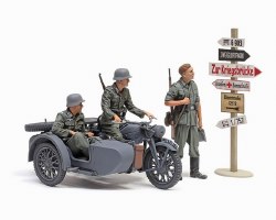 Tamiya 1/35 German WWII KS600 Motorcycle & Sidecar Model Kit