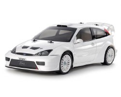 Tamiya 2003 Limited Edition Ford Focus RS Custom 1/10 4WD Rally Car Kit (White)