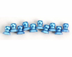 Tamiya 5mm Aluminum Ball Nut (Blue) (10)