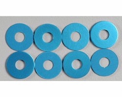 Tamiya Wheel Spacers (Blue) (8)