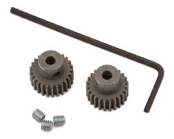 Tamiya 48P Metal Pinion Gears (3.17mm Bore) (24T/25T)