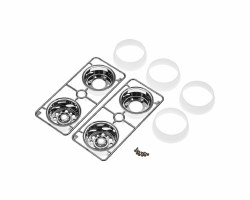 Tamiya 4-Piece Wheels 4x4 Vehicle (2)