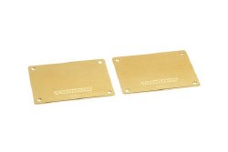 Tamiya Half Size Brass Chassis Weight (25g) (2)