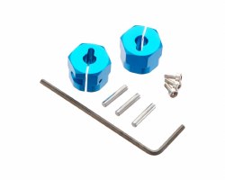 Tamiya Clamp Type Alum Wheel Hub 9mm Thick 2pcs