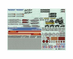 Tamiya Sponser Sticker Set Off Road Car