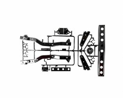 Tamiya F Parts Black Plated GF-01/WR-02