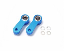 Tamiya RC TA07 Aluminum Steering Arm Set (Blue)