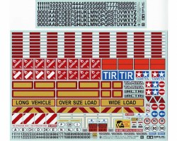 Tamiya Sticker Set 1/14 Tractor Truck