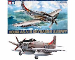 Tamiya 1/48 Douglas Skyraider AD-6 (A-1H) Model Kit