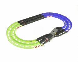 Tamiya Mini 4WD JR Oval Home Circuit w/Lane Change (Green/Blue)