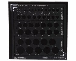 Tamiya Round Modeling Template (1-12.5mm)