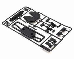 Tamiya Grille & Mirror Set (Black) (H Parts)