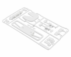 Tamiya Grille & Mirrors H Parts Set (White)