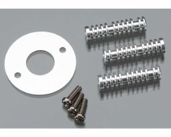 Tamiya Heat Sink Bar Set Silver DF03