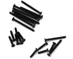 Tamiya JR Stainless Steel Countersunk Screw Set (Black)