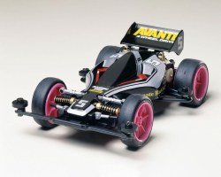1/32 JR Avante Black Special Edition Type 2 Chassis Mini 4WD Kit