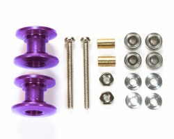 JR Aluminum Double Rollers 13-12mm (Purple)