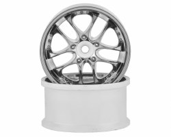 Topline SSR Agle Minerva 5-Split Spoke Drift Wheels (Matte Chrome) (2) Topline SSR Agle Minerva 5-Split Spoke Drift Wheels (Matte Chrome) (2)