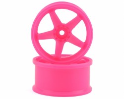 Topline N Model V3 High Traction Drift Wheels (Pink) (2) (7mm Offset) Topline N Model V3 High Traction Drift Wheels (Pink) (2) (7mm Offset)