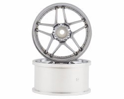 Topline Blitz BRW03 5-Split Spoke Drift Wheels (Matte Chrome) (2) (6mm Offset) Topline Blitz BRW03 5-Split Spoke Drift Wheels (Matte Chrome) (2) (6mm Offset)