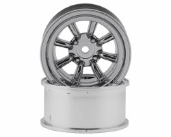 Topline RS Watanabe 1/10 Drift Wheels (Chrome) (2) (7mm Offset) Topline RS Watanabe 1/10 Drift Wheels (Chrome) (2) (7mm Offset)